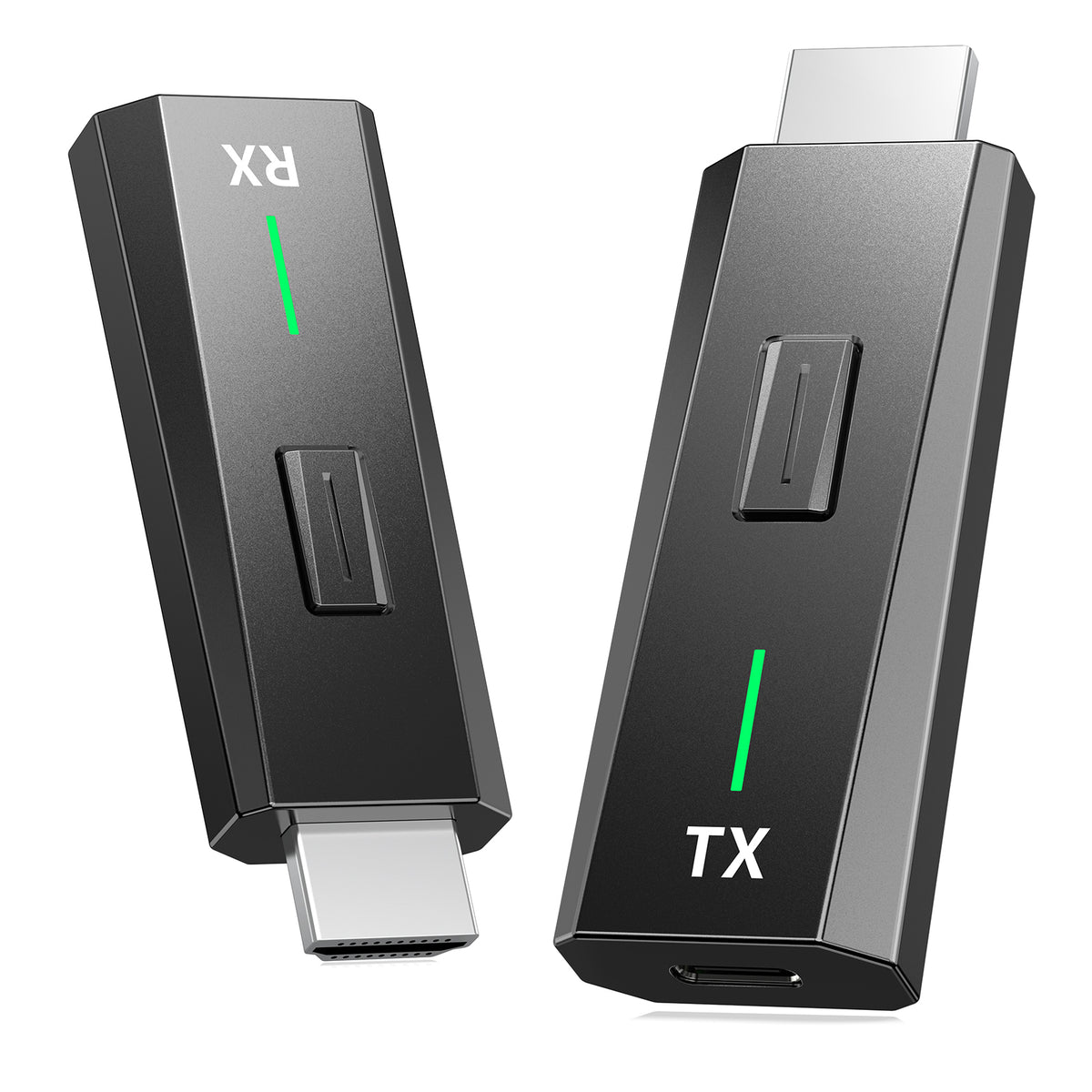 Upgraded Wireless HDMI Transmitter and Receiver 328FT/100M Plug and Play 4k Decode 1080P Output Wireless HDMI Extender 2.4G/5GHz, for Video and Audio to Monitor from Laptop/PC/Projector/TV Box